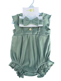 New Stripe Pit Sleeveless Lace One Piece Sweetheart Headknot