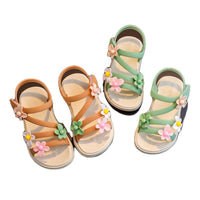 Girls' Foreign Style Anti Slip Soft Sole Sandals