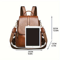 Simple Ladies Backpack Commuter's All-matching Large Capacity
