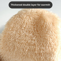 Double-layer Fleece-lined Warm And Cold-proof Knitted Gloves