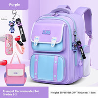 Schoolbag Boy Elementary School Students Three Four To Six Grade