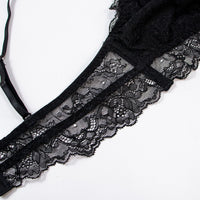 Women's French Underwear Without Steel Ring Thin Lace