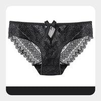 Women's Pure Lace Mid Waist Bag Hip Breathable Comfortable Briefs