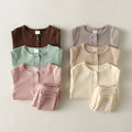 Baby Kids Pajamas Sets Girl Boy Sleepwear Suit Autumn Kids