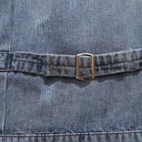 Loose Washed-out Worn Jeans Punk