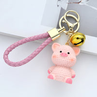 Resin Wool Animal Car Key Ring Cute Pendant