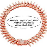European And American Fashion Diamond Pet Neckband Necklace
