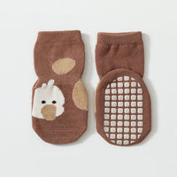 Baby Autumn And Winter Non-slip Glue Bottom Non-slip Socks Tube Socks