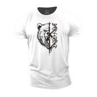 Round Neck 3D Printed Short Sleeve T-shirt