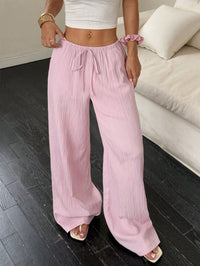All-matching Lace-up Waist Trimming Fashion Casual Women's Trousers