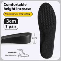 Male Invisible Shock-absorbing Inner Height Increasing Insole