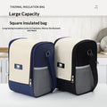 Round Lunch Box Bag Portable Thermal Bag With Thickened Aluminum Foil Insulation