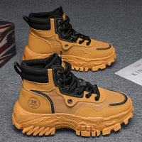 Breathable High-top Vintage British-style Work Boots