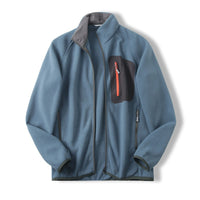 Quick Warm Quick Hot Velvet Men's Stand Collar Polar Fleece Jacket