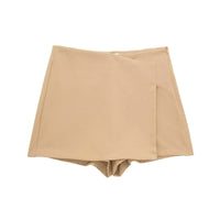 Women's High Waist Asymmetric Shorts