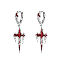 Womens Stylish Ear Hook Pendant Earrings