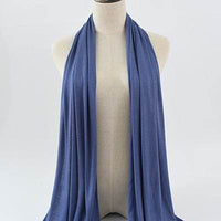 Solid Color Rayon Jersey Women's Scarf Mercerized Cotton Modal Kerchief