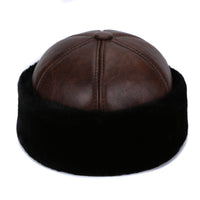 Haining Genuine Leather Cowhide Landlord Hat