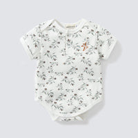 Baby Triangle Short Sleeve Romper Newborn Clothes Baby Bodysuit