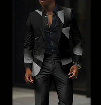 Casual All-match Dark Men's Coat