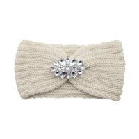 European And American Diamond Knitted Headband Ear Protector