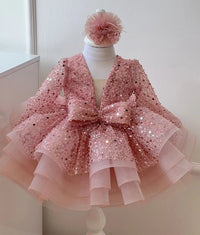 Sequin Girls' Poncho Skirt Full Dress