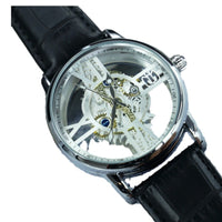 New Hollowed-out See-through Industrial-mechanical-style Sports Watch For Men