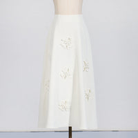 French-style Elegant Three-Dimensional Flower Skirt For Women
