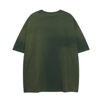 Inkjet Distressed Cotton Short-sleeved T-shirt For Men