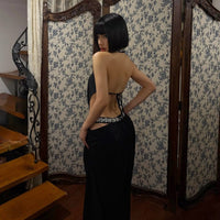 Elegant Fishtail Semi Luxury Backless Long Dress