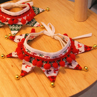 Pet Christmas Holiday Dress Up Dog Cat Scarf Butterfly Bow Tie