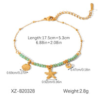Starfish Shell Marine Element Stainless Steel Bracelet