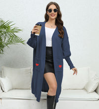 Women's Loose And Lazy Style Love Sweater Cardigan