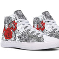 Fashion Printed Couple High Top Canvas Shoes