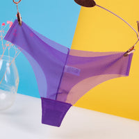 Underwear Ladies New T-back Mesh Cute Girl Heart Cotton Bottom Crotch