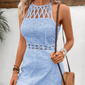 Hollow-out Lining Fashionable And Comfortable One-piece Shorts