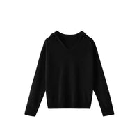 Pure Wool Skin-friendly Front Line Ready-made Garments Hooded Sweater