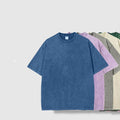 Worn Looking Washed-out Loose Snowflake T-shirt