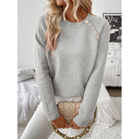 Women's Casual Cardigan Button Knitted Sweater