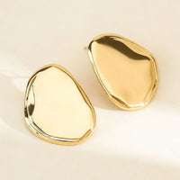Dramatic Irregular Oval Earrings For Women