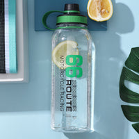 Large Capacity Travel Water Bottle Transparent Plastic Water Cup