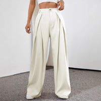 Women's Casual Solid-Colored Suit Pants