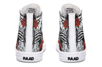 High Top Canvas Shoes For Printing Lovers