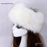 Elastic Faux Fur Fox Fur Headband For Women