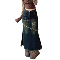 Women's Summer New Plus Size Cover Slim Mid-length A- Line Skirt
