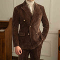 Double Breasted Suit Light Luxury Autumn And Winter