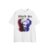 Men's Rock Portrait Printing T-shirt Loose