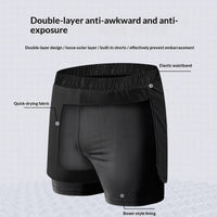 Mens Swimwear Set Swimsuits Anti Embarrassment Swim Trunks