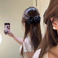 Elegant Sophisticated Bun-style Ponytail Clip For The Back Of The Head