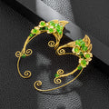 Original Retro Green Handmade Graceful Cross-border Non-piercing Ear Clip